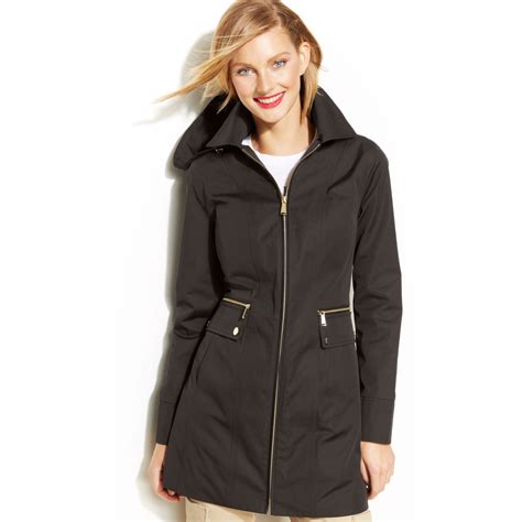 michael kors women's raincoat